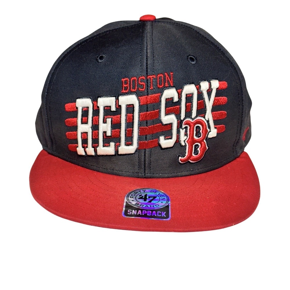 Boston Red Sox MLB 47 Brand Snapback‎ Baseball Cap Hat